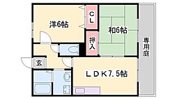 サンモリッツB 1階/-