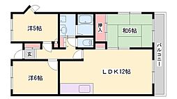 ルミエールアイオイ 3LDKの間取図画像