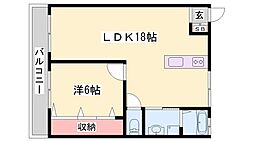 間取図画像 2DK