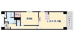 キャッスルコート龍野町 1LDKの間取図画像