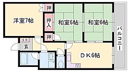 Fビルハイツ 3DKの間取図画像