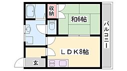 白国ハウス 2階/-