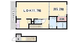 アンソレイユIII 2階