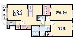 ベル・セーズ 2LDKの間取図画像