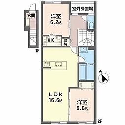 メゾンドソラIII 2階