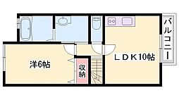 jシープレス福崎C 1LDKの間取図画像