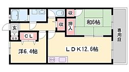 アルティエメスティエリ 2LDKの間取図画像