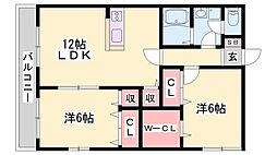 ヴィラージュ 2階