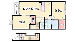 フェリア香呂B 2階