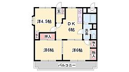 サンファミール西庄 2階