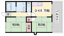 間取図画像 2DK