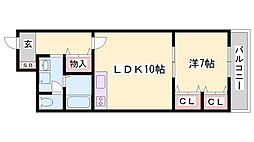 間取図画像 1LDK
