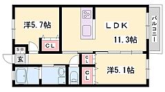 物件の間取り