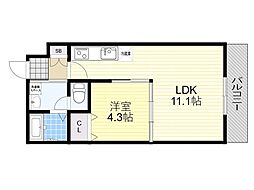 間取図画像 1LDK