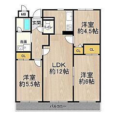 物件の間取り