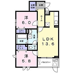 物件の間取り