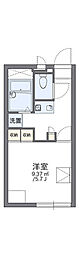 レオパレス千里山 1Kの間取図画像