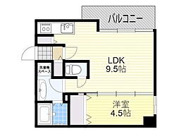 BeeHive吹田駅前 1LDKの間取図画像