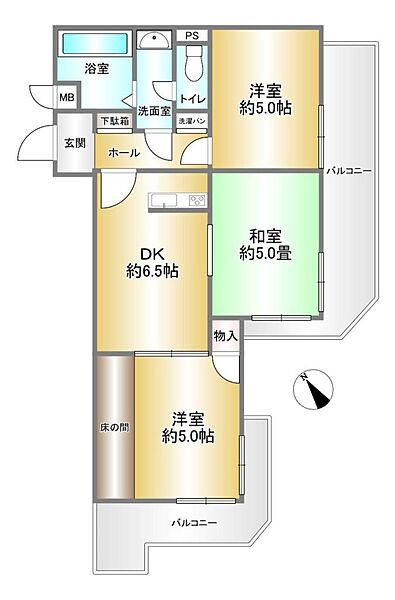 間取りを拡大表示