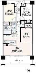 ワコーレ西明石彩風館 2SLDKの間取図画像