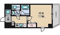 Osaka Metro御堂筋線 東三国駅 徒歩5分の賃貸マンション 5階1Kの間取り