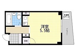 サンアイ池田 ワンルームの間取図画像