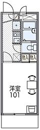 レオパレス三国 1Kの間取図画像