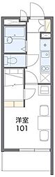 レオパレスリンカ 1Kの間取図画像