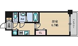 ベラジオ三国駅前 1Kの間取図画像