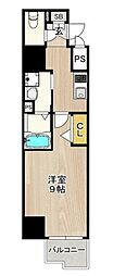 フェニックス新大阪 1Kの間取図画像