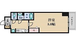 フェニックス新大阪 1Kの間取図画像