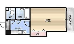 NOW新大阪 1Kの間取図画像