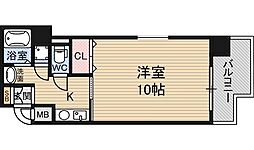 シティライフ新大阪 1Kの間取図画像