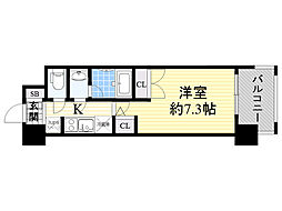 PARKFLATSESAKA 1Kの間取図画像