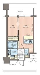 北大阪急行電鉄 緑地公園駅 徒歩3分の賃貸マンション 8階1LDKの間取り