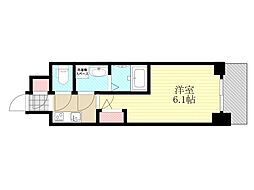 Osaka Metro御堂筋線 新大阪駅 徒歩10分の賃貸マンション 8階1Kの間取り
