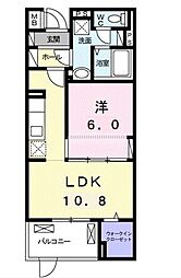おおさか東線 南吹田駅 徒歩8分の賃貸マンション 1階1LDKの間取り