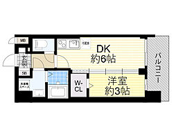間取図画像 1DK