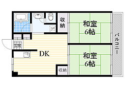 間取図画像 2DK