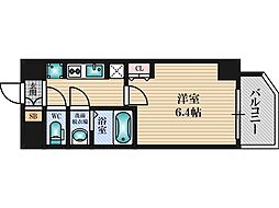 Osaka Metro御堂筋線 新大阪駅 徒歩10分の賃貸マンション 9階1Kの間取り