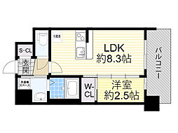 間取図画像 1LDK
