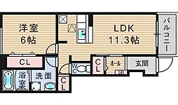 間取図画像 1LDK