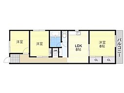 間取図画像 3LDK