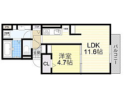 間取図画像 1LDK