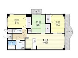 間取図画像 3LDK
