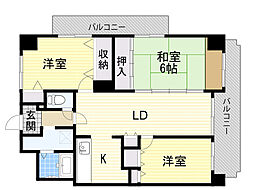 間取図画像 3LDK