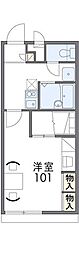 レオパレス櫻根 1Kの間取図画像