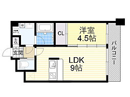 間取図画像 1LDK