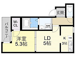 間取図画像 1LDK