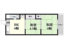 間取図画像 2DK